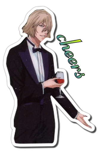 🍷 Стикер «URAHARA KISUKE [รקร]» для Telegram