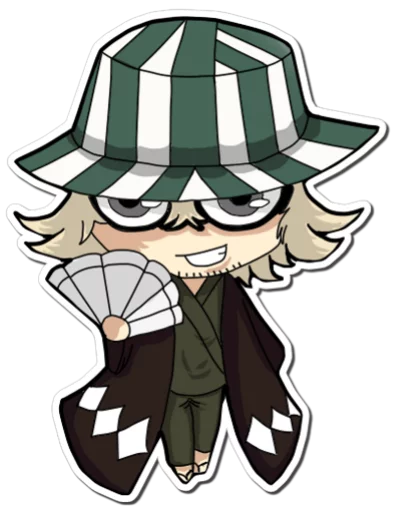 😏 Стикер «URAHARA KISUKE [รקร]» для Telegram