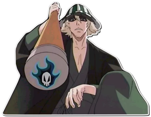 😒 Стикер «URAHARA KISUKE [รקร]» для Telegram