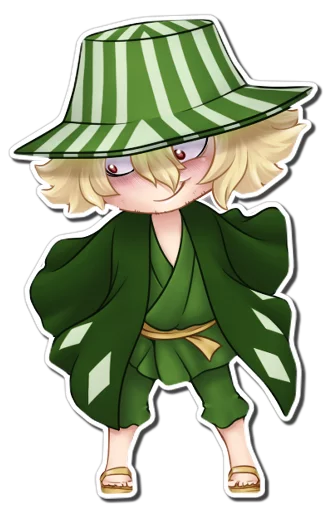 😏 Стикер «URAHARA KISUKE [รקร]» для Telegram