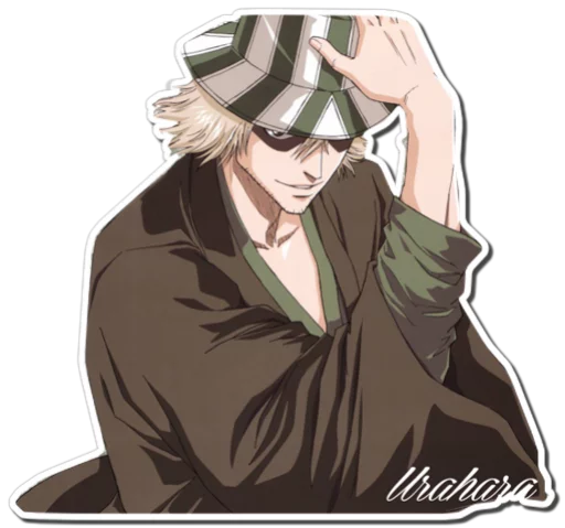 😏 Стикер «URAHARA KISUKE [รקร]» для Telegram