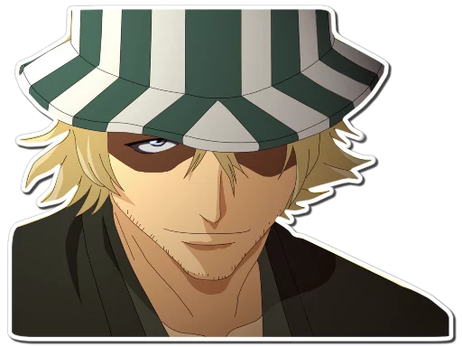 😏 Стикер «URAHARA KISUKE [รקร]» для Telegram