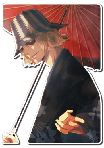😏 Стикер «URAHARA KISUKE [รקร]» для Telegram