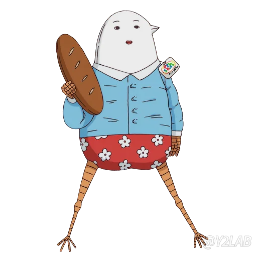 🐦 Стикер «Uramichi Oniisan» для Telegram