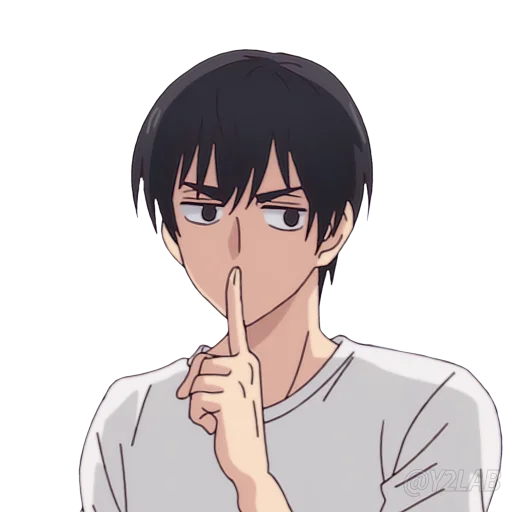 🤫 Стикер «Uramichi Oniisan» для Telegram