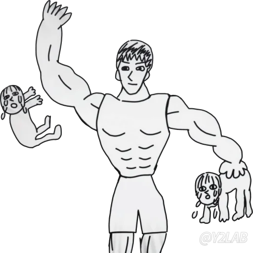 💪 Стикер «Uramichi Oniisan» для Telegram