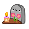 🪦 Эмодзи «Не в духе» для Telegram