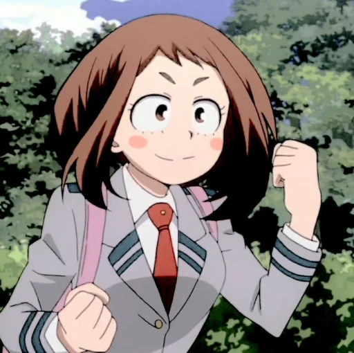 😀 Стикер «uraraka» для Telegram