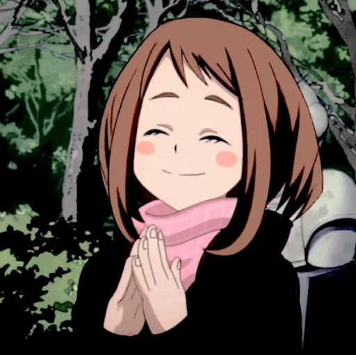 😀 Стикер «uraraka» для Telegram