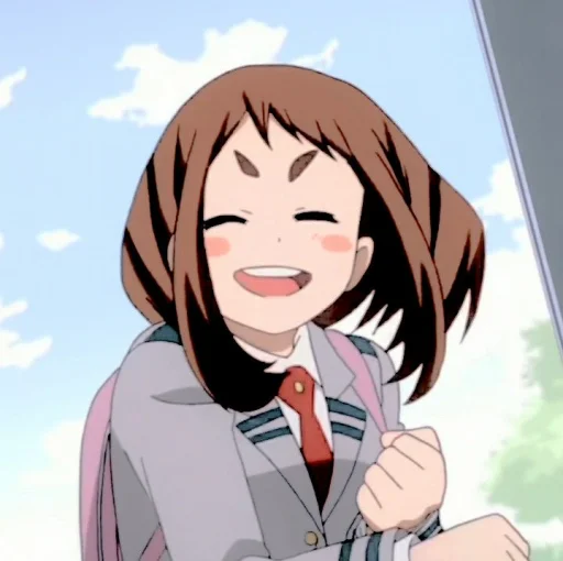 😀 Стикер «uraraka» для Telegram
