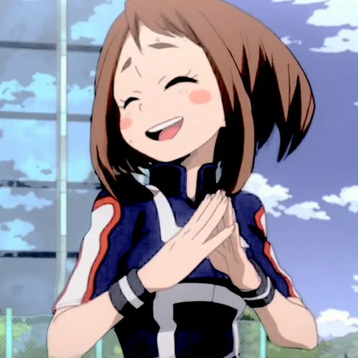 😀 Стикер «uraraka» для Telegram