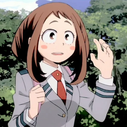 😀 Стикер «uraraka» для Telegram
