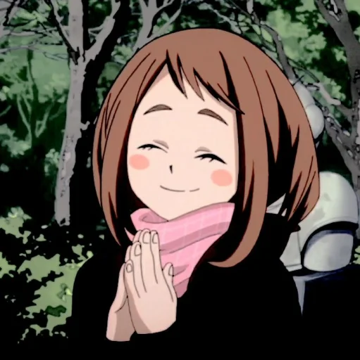 😀 Стикер «uraraka» для Telegram