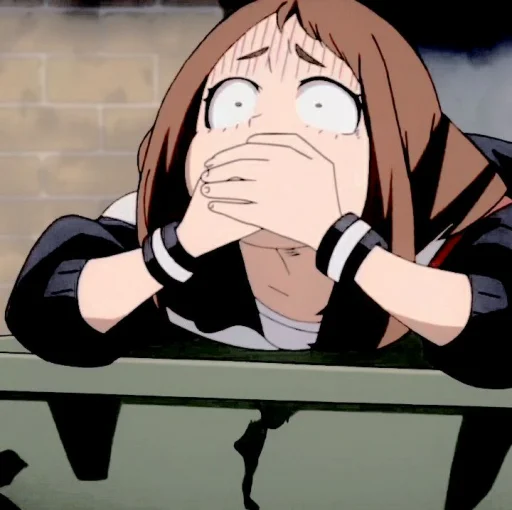 😀 Стикер «uraraka» для Telegram