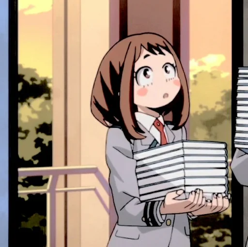 😀 Стикер «uraraka» для Telegram