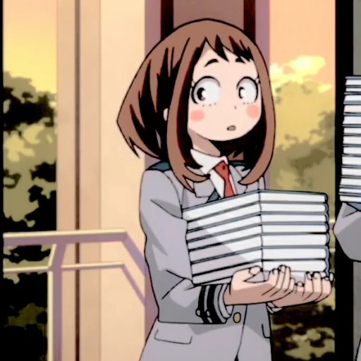 😀 Стикер «uraraka» для Telegram