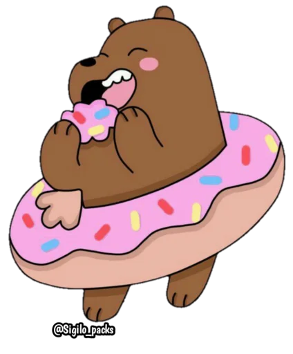 🍩 Стикер «Bear» для Telegram
