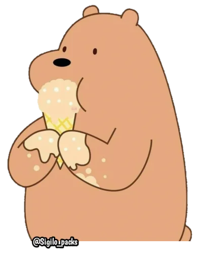 🍦 Стикер «Bear» для Telegram