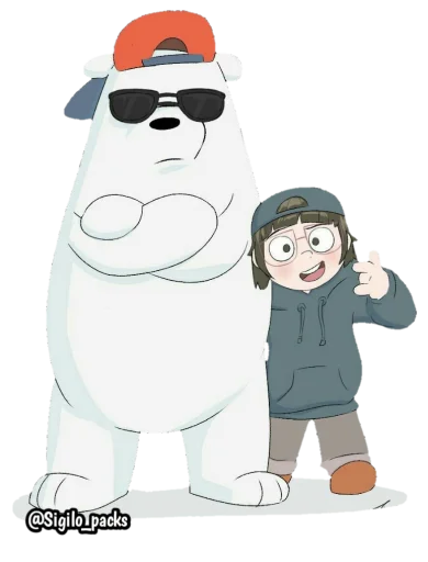 😎 Стикер «Bear» для Telegram