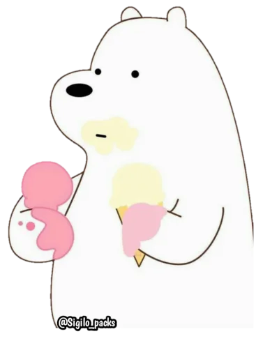 🍦 Стикер «Bear» для Telegram