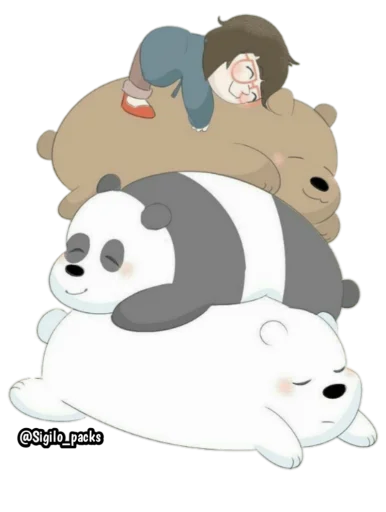 ❤️ Стикер «Bear» для Telegram
