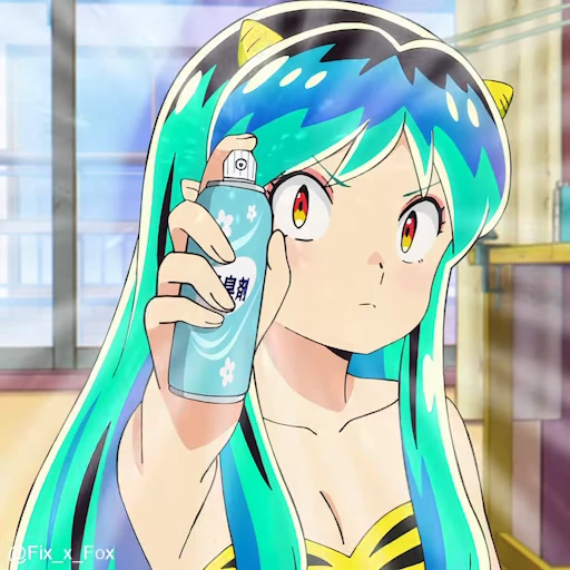 😠 Стикер «Urusei Yatsura Part 1» для Telegram