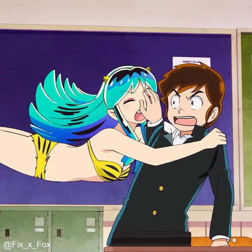 🤗 Стикер «Urusei Yatsura Part 1» для Telegram