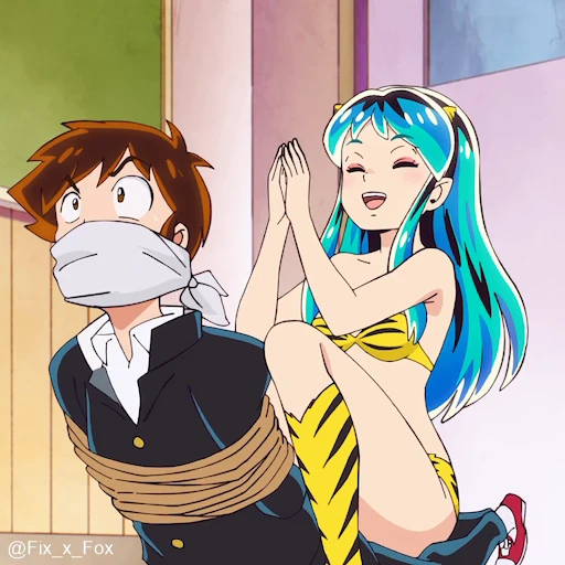 😄 Стикер «Urusei Yatsura Part 1» для Telegram
