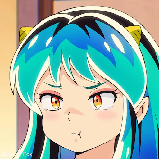 😕 Стикер «Urusei Yatsura Part 1» для Telegram