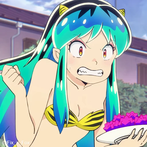 😡 Стикер «Urusei Yatsura Part 1» для Telegram