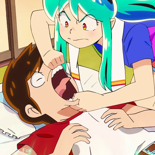 😡 Стикер «Urusei Yatsura Part 1» для Telegram