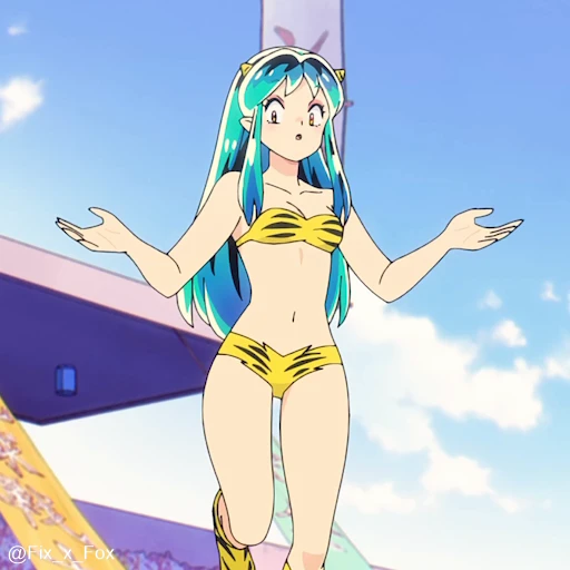 🤷‍♀️ Стикер «Urusei Yatsura Part 1» для Telegram