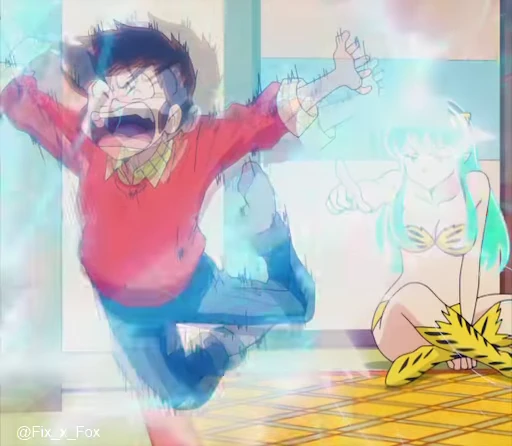 😠 Стикер «Urusei Yatsura Part 1» для Telegram
