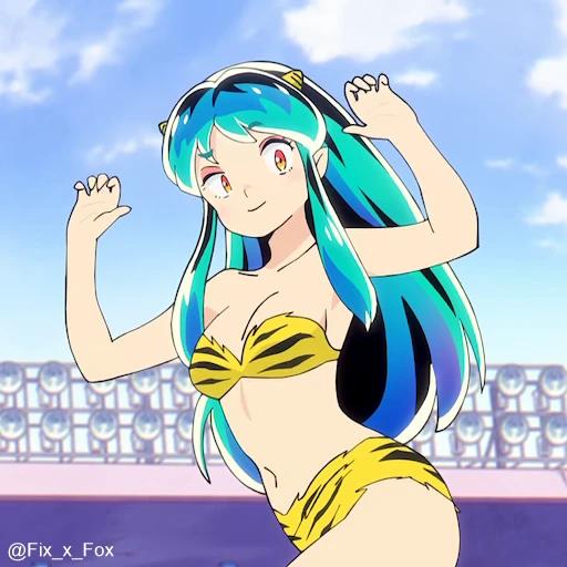 👋 Стикер «Urusei Yatsura Part 1» для Telegram