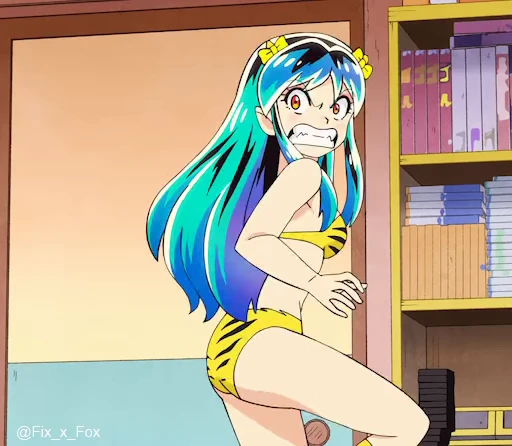 😡 Стикер «Urusei Yatsura Part 1» для Telegram