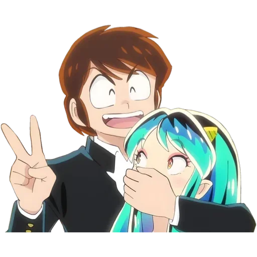✌ Стикер «Urusei Yatsura» для Telegram