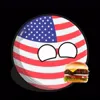 Стикер 39 Usa Countryballs