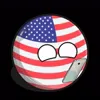 Стикер 28 Usa Countryballs