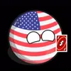 Стикер 27 Usa Countryballs