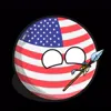 Стикер 47 Usa Countryballs