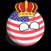 Стикер 46 Usa Countryballs