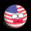 Стикер 45 Usa Countryballs