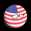 Стикер 5 Usa Countryballs