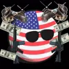 Стикер 55 Usa Countryballs