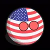 Стикер 10 Usa Countryballs