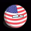Стикер 11 Usa Countryballs