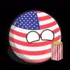 Стикер 43 Usa Countryballs