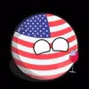 Стикер 42 Usa Countryballs