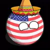 Стикер 36 Usa Countryballs