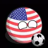 Стикер 32 Usa Countryballs